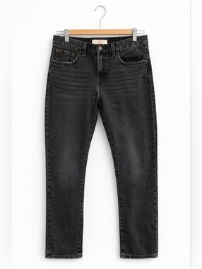 Levi’s Premium Midy Straight Black Washed Jeans Women’s Size 26